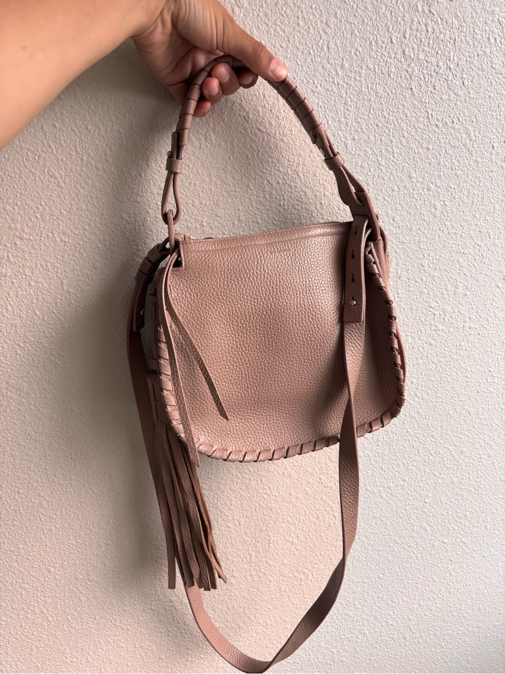 Leather All Saints Purse